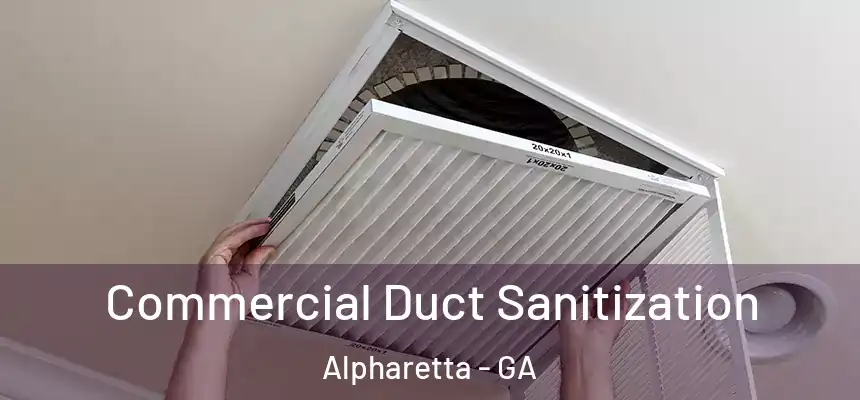 Commercial Duct Sanitization Alpharetta - GA